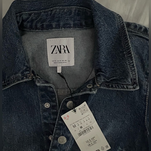Zara Denim Romper - Picture 3 of 3